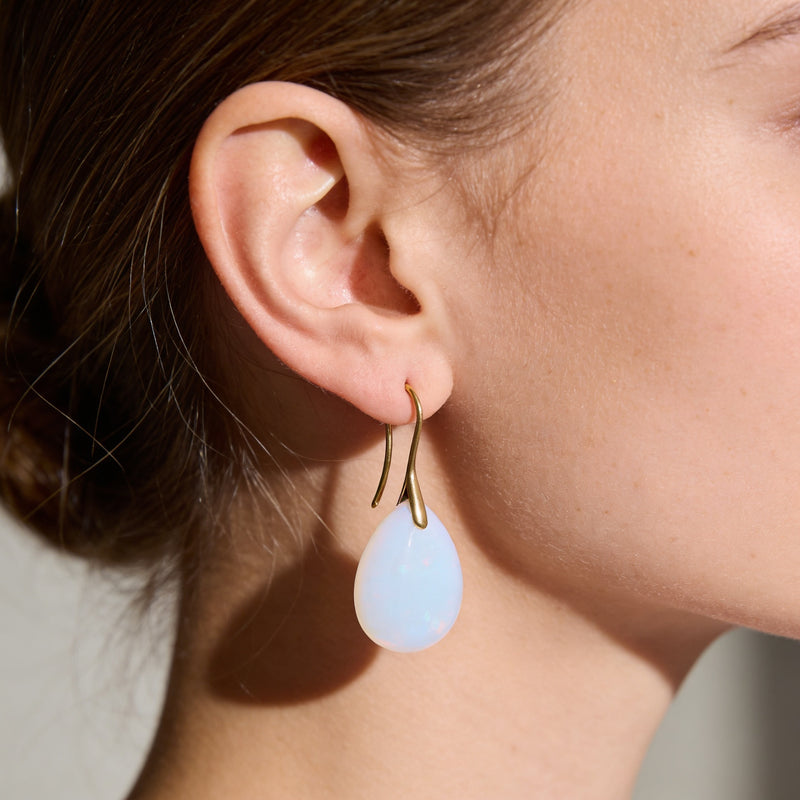 Opal Stone Earrings “Moonflare”