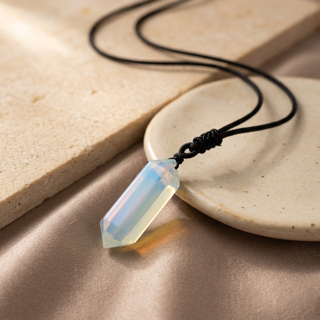 Opal Necklace "Totem"