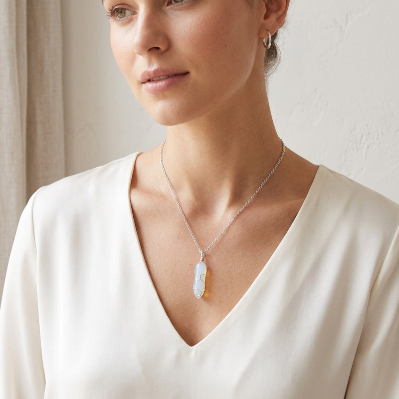 Opal Necklace "Nexa"