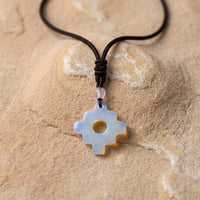 Opal Necklace "Tetris"
