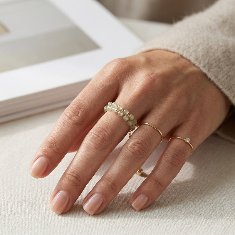 Opal Ring "Grape"