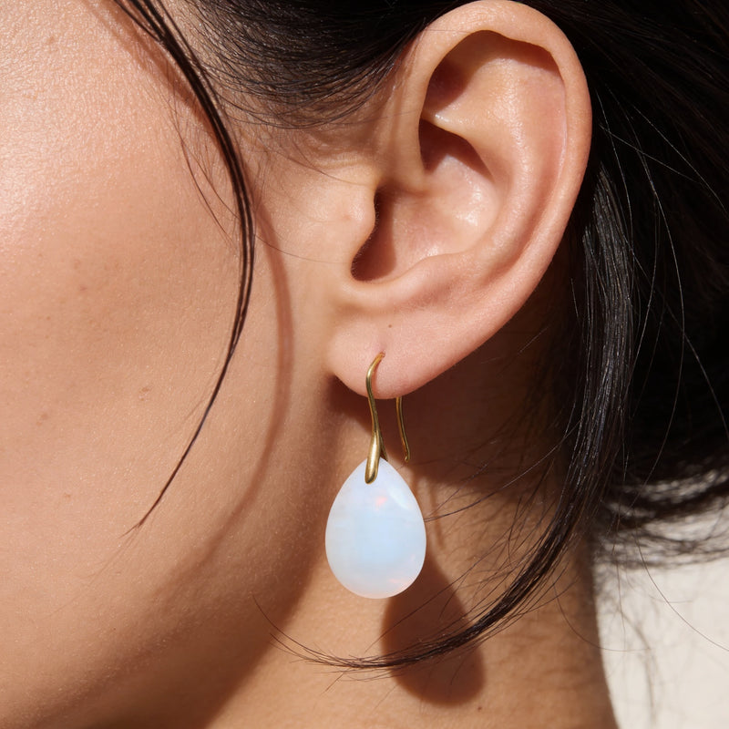Opal Stone Earrings “Moonflare”
