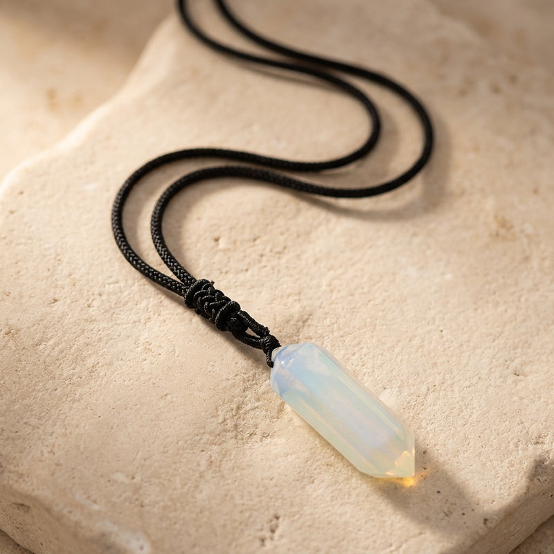 Opal Necklace "Totem"