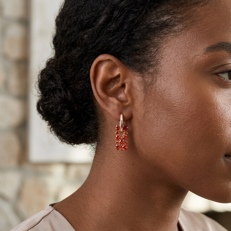 Carnelian Earrings "Gradient"