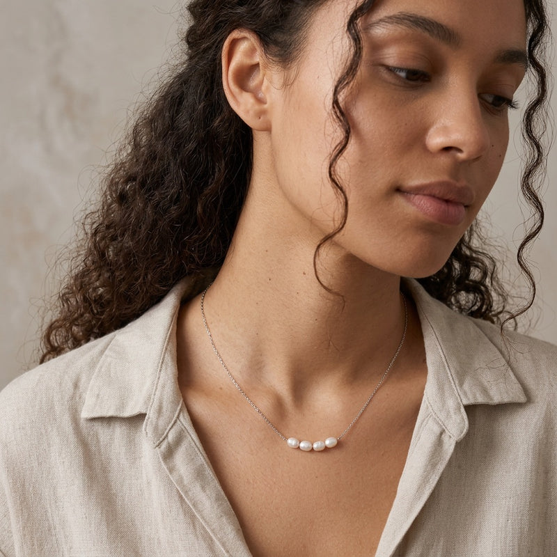 Pearl Necklace "Minimalist"