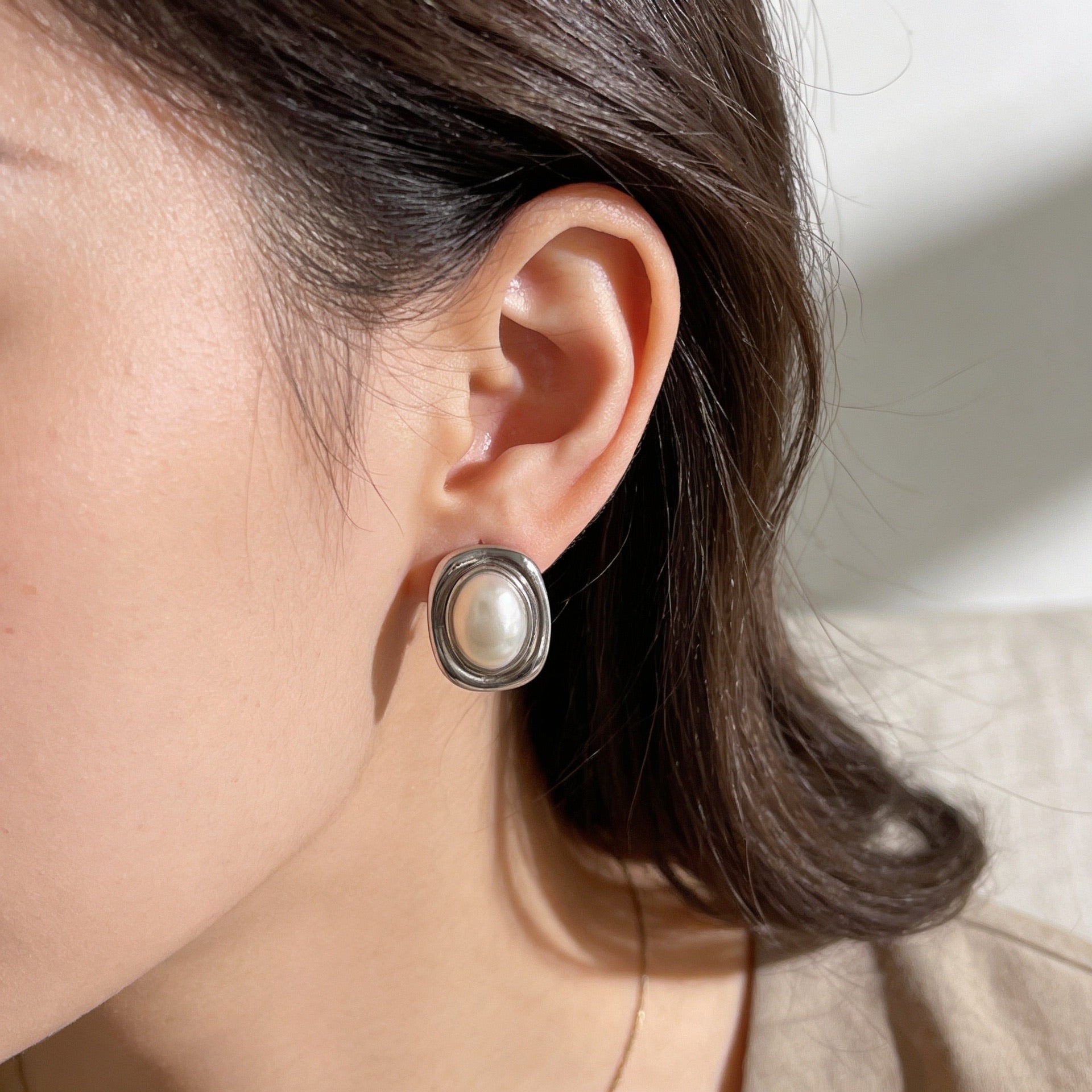 Pearl Earrings "Avelune"