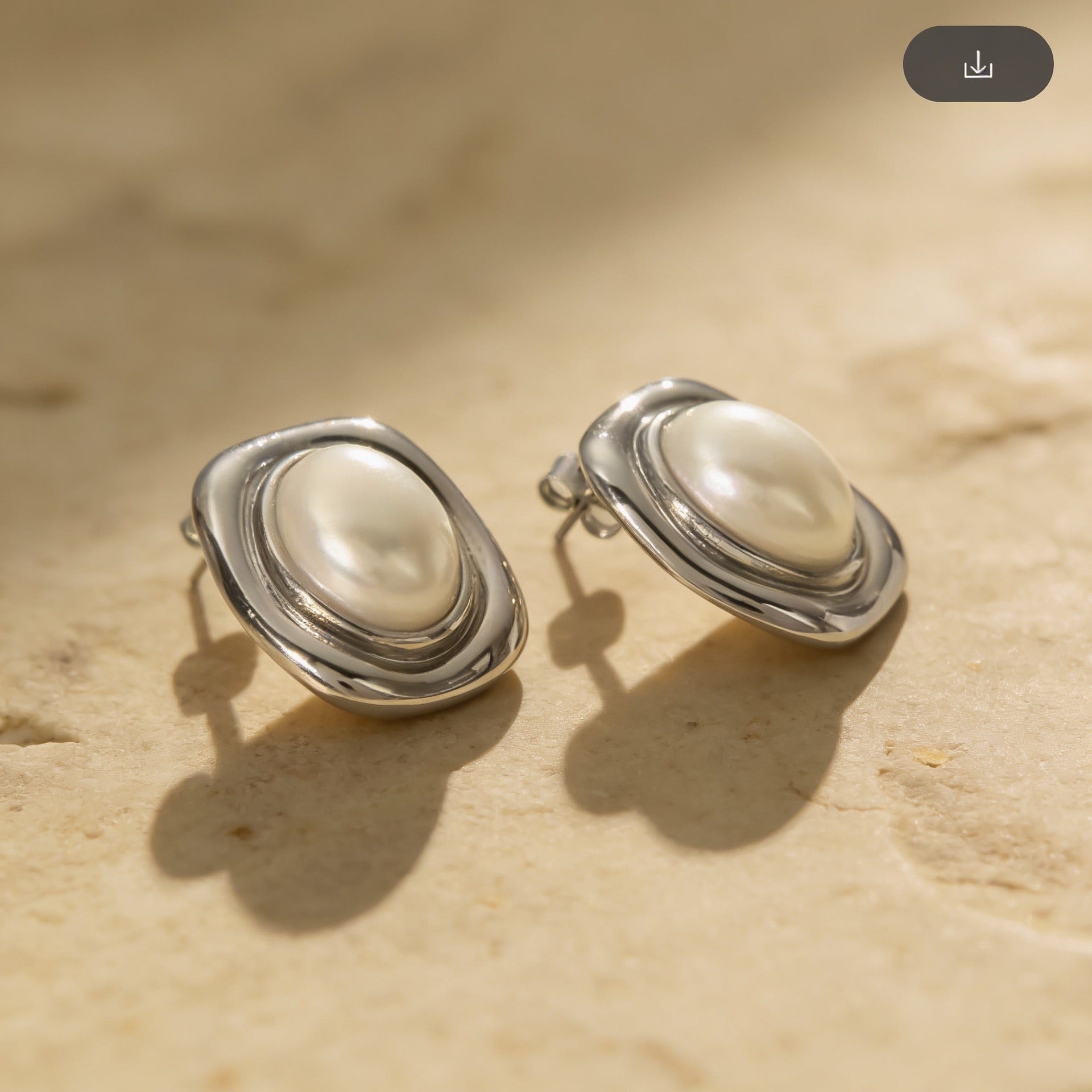 Pearl Earrings "Avelune"