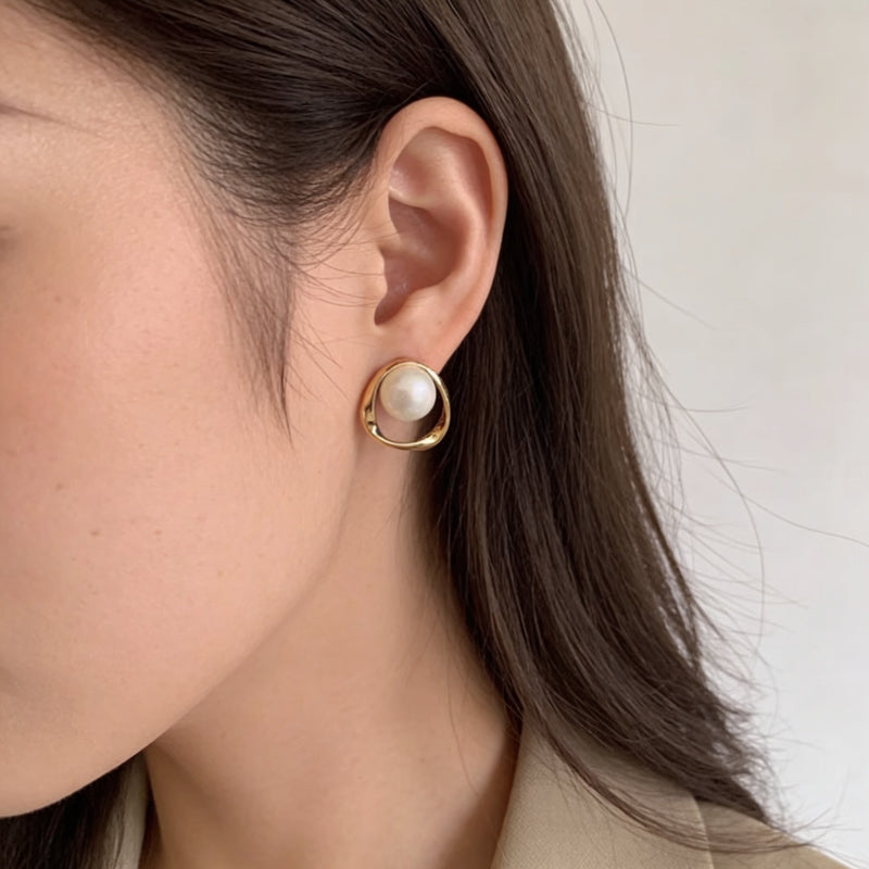 Pearl Earrings “Luméa”