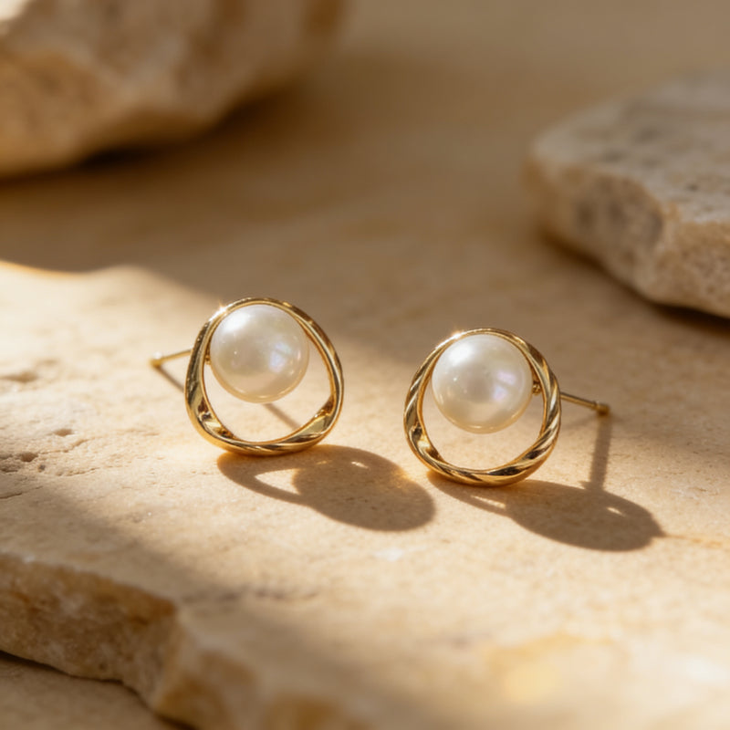 Pearl Earrings “Luméa”
