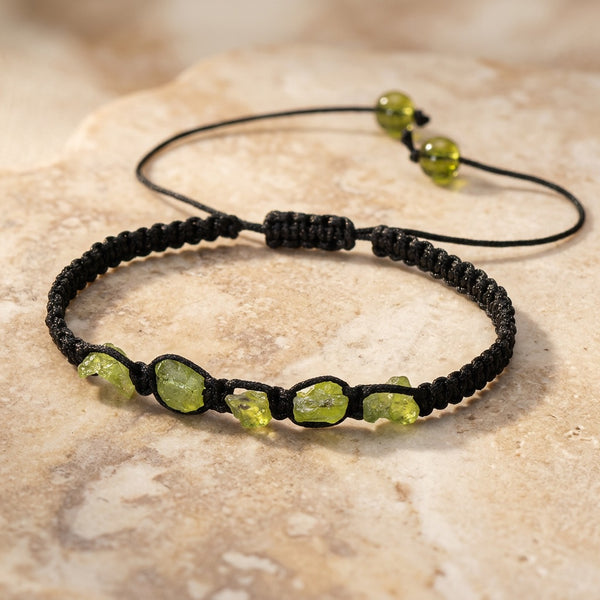 Peridot Stone Bracelet “Lagoon”