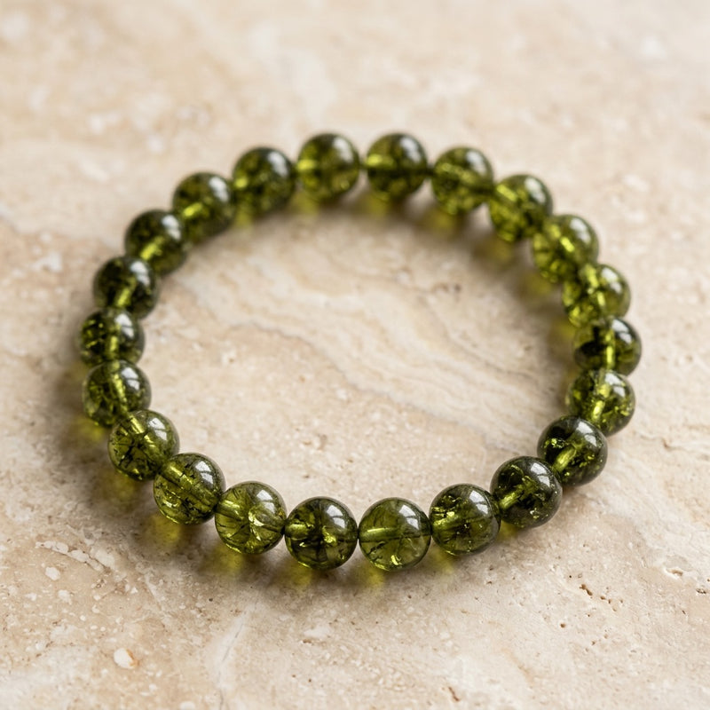 Peridot Stone Bracelet "Verdi"