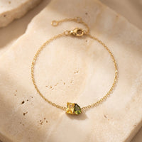 Peridot & Citrine Stone Bracelet “Esmira”