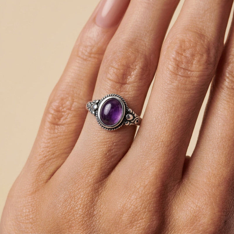 Amethyst Ring "Periwinkle"