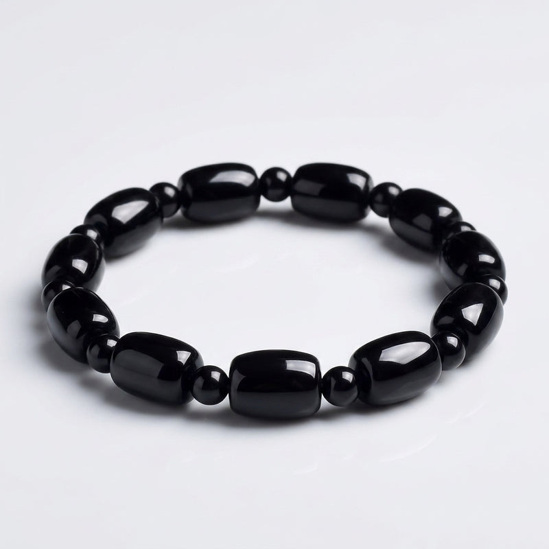 Black Agate Bracelet "Elyra"