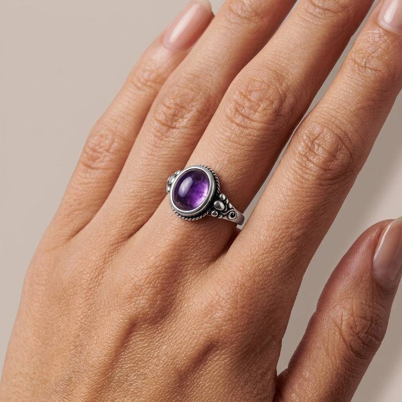 Amethyst Ring "Periwinkle"