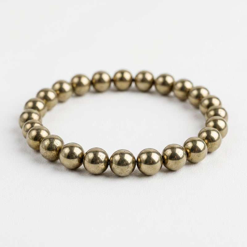 Pyrite Stone Bracelet “Iron”