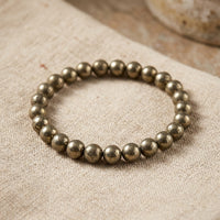 Pyrite Stone Bracelet “Iron”