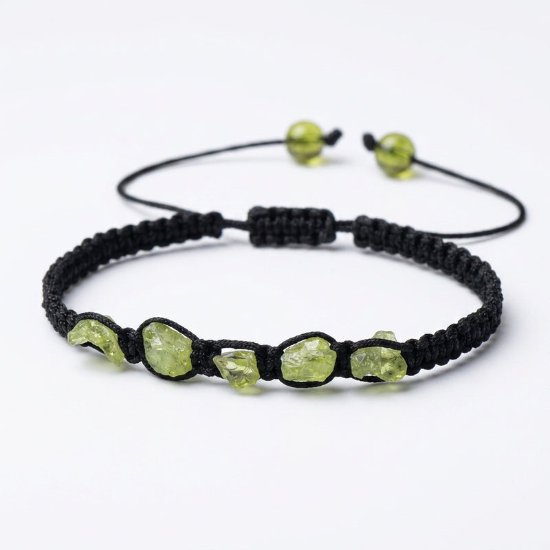 Peridot Stone Bracelet “Lagoon”