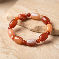 Red Agate Bracelet “Elyra”