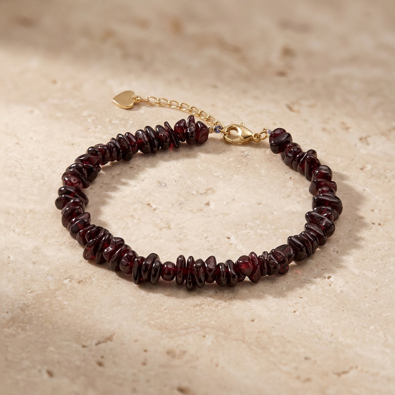 Red Garnet bracelet "Shan"