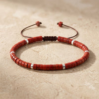 Red Jasper Beaded Bracelet Emperor