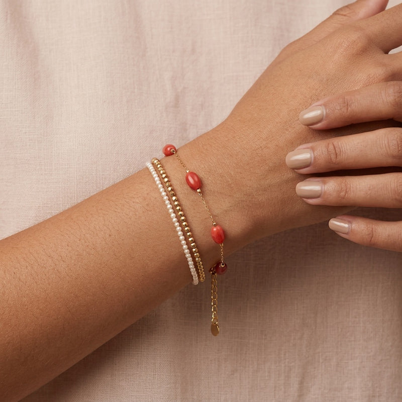 Red Jasper Stone Bracelet “Terra Pulse”