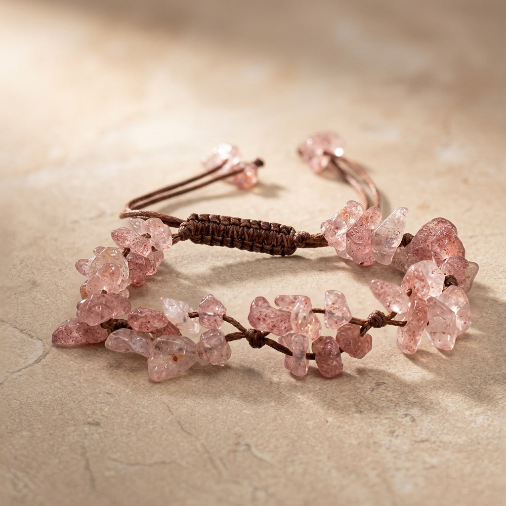 Rose Quartz Bracelet "Madura"