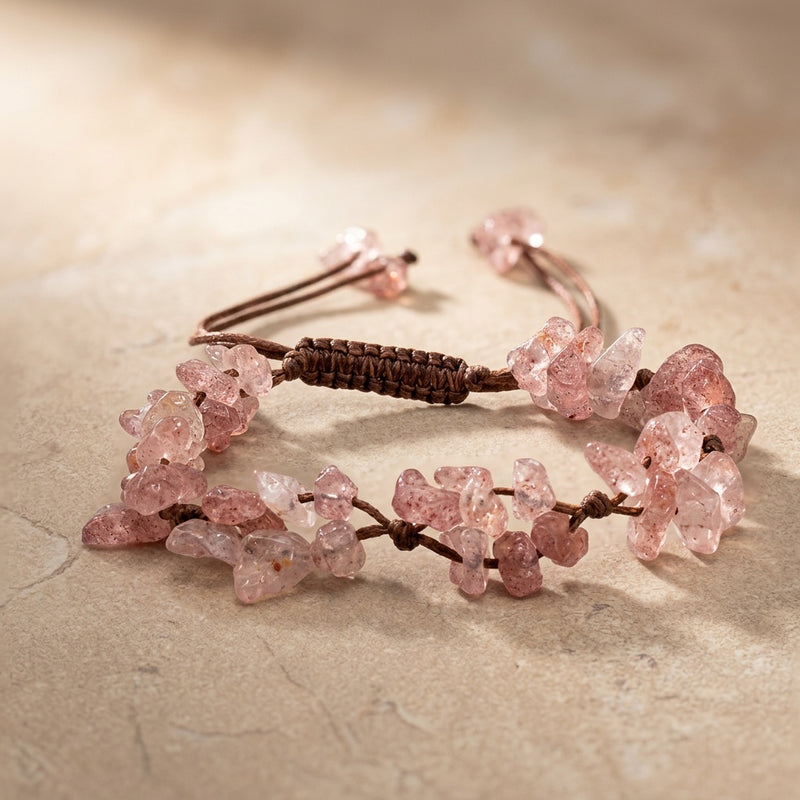 Rose Quartz Bracelet "Madura"