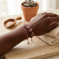 Rose Quartz Bracelet "Madura"