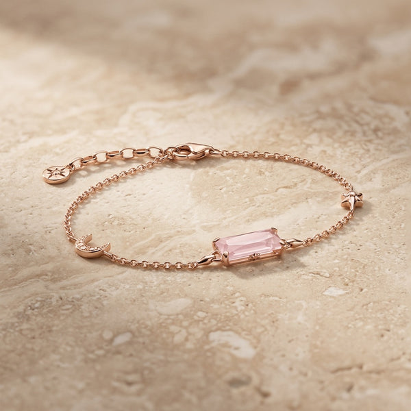Rose Quartz Bracelet "Selune"