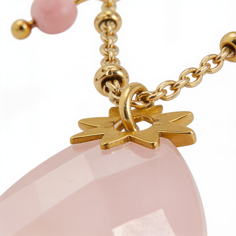 Rose Quartz Necklace "Joy"