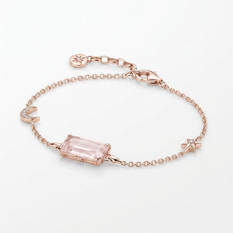 Rose Quartz Bracelet "Selune"