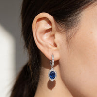 Blue Sapphire Earrings “Astrielle”