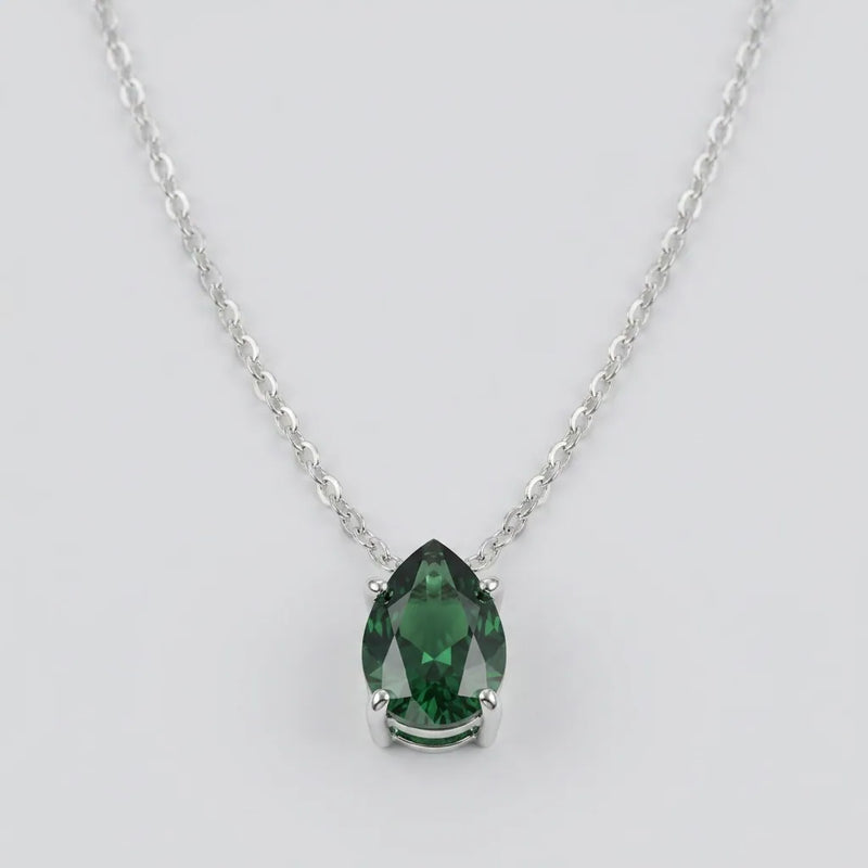 Green Onyx necklace "forest whisper"