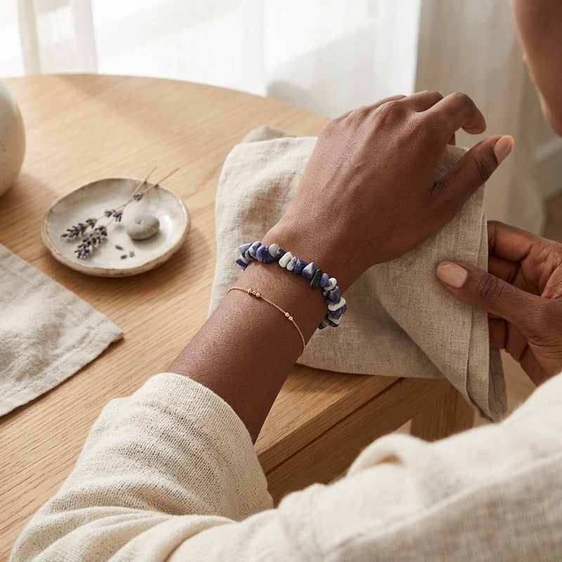 Sodalite Stone Bracelet "Nama"
