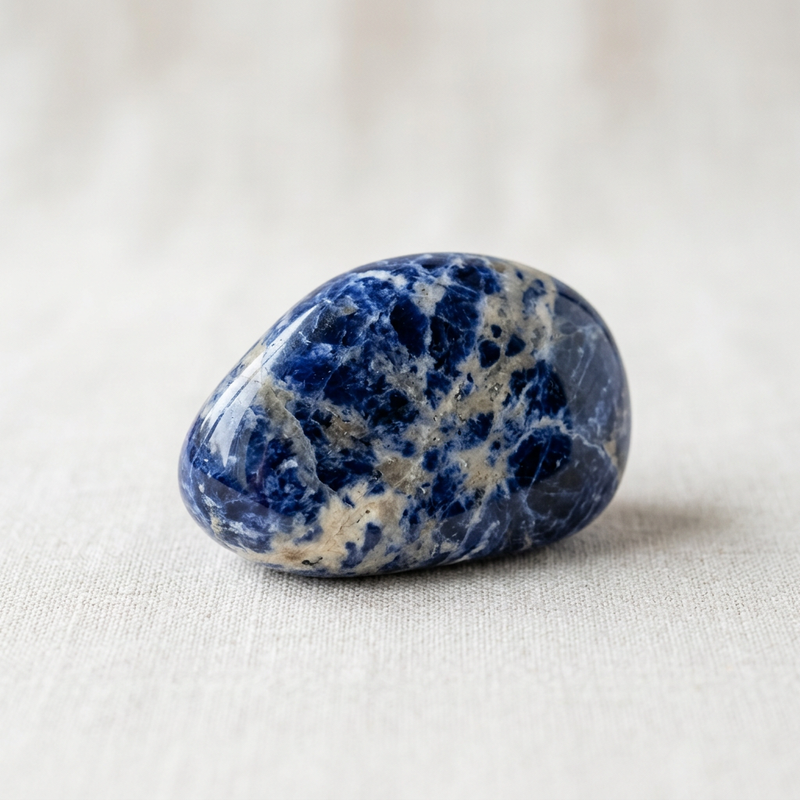 Sodalite Stone Earrings "Noctis Tide"