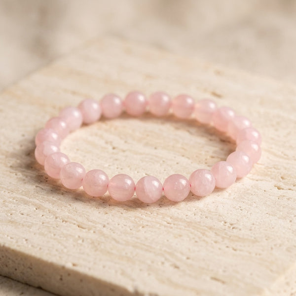 Rose Quartz Stone Bracelet "Element"