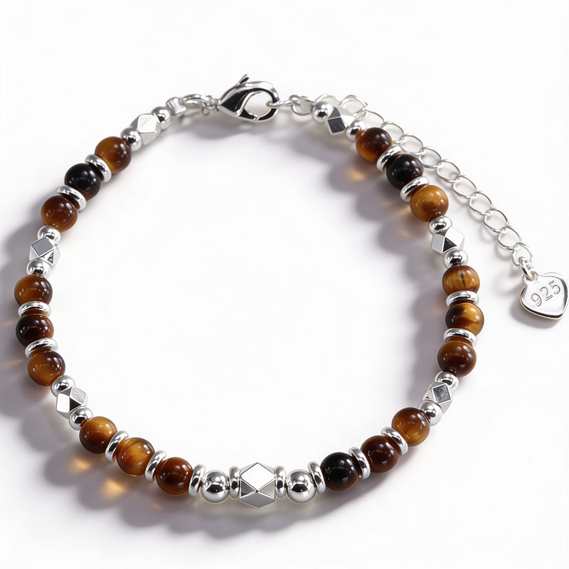 Tiger Eye Stone Bracelet "Solar"