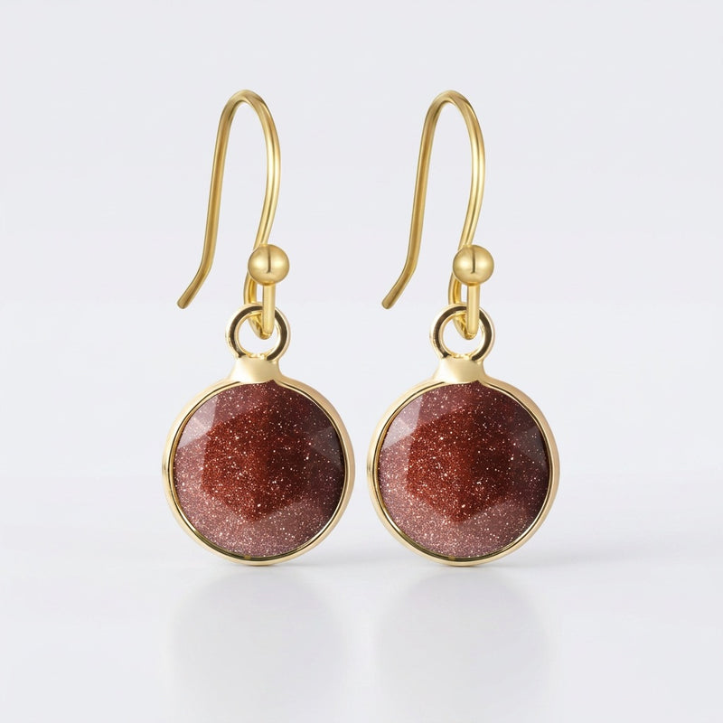 Sunstone Earrings "Precious"