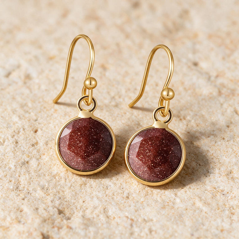Sunstone Earrings "Precious"