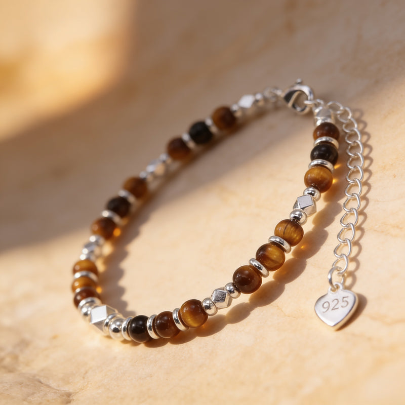 Tiger Eye Stone Bracelet "Solar"