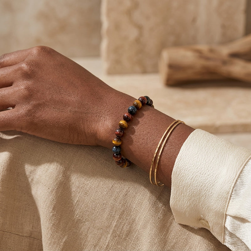 Tiger Eye Stone Bracelet “Element Veyron”
