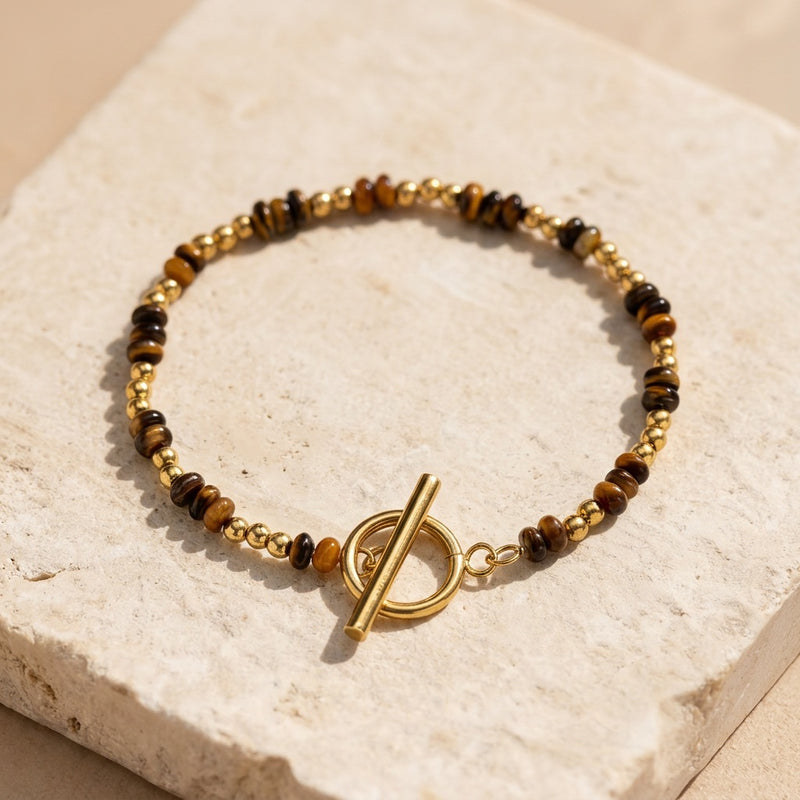 Tiger Eye Bracelet "Nautilis"