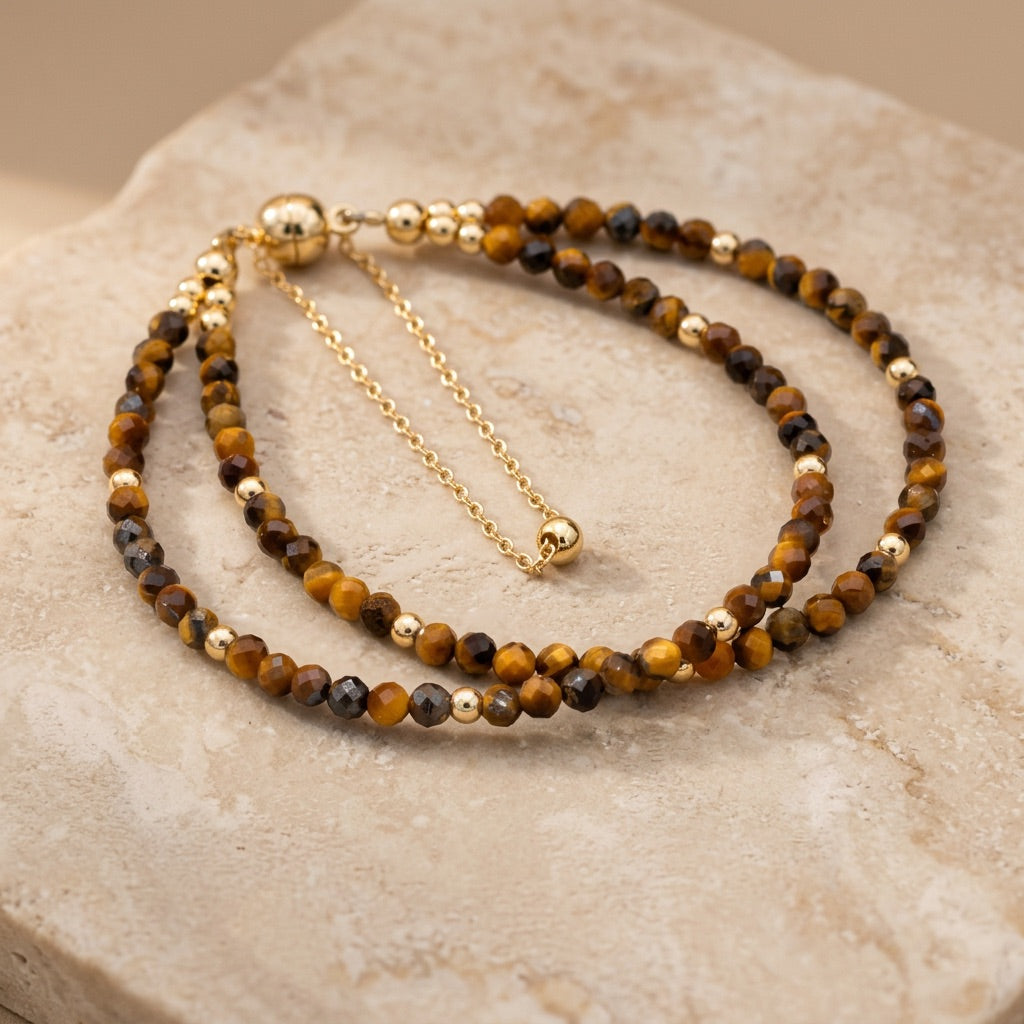 Tiger Eye Stone Bracelet "Natura"