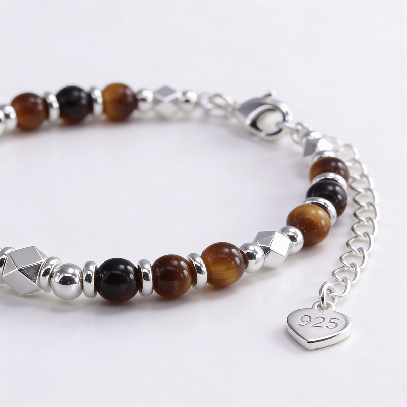 Tiger Eye Stone Bracelet "Solar"