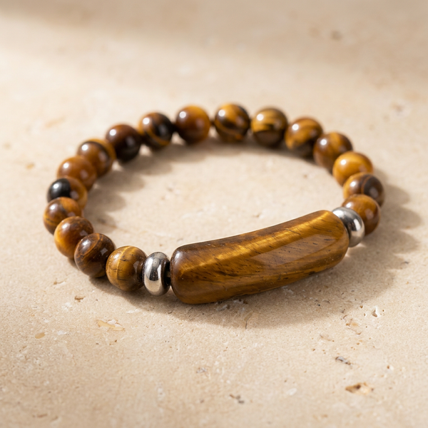 Tiger Eye Stone Bracelet "Solvane"