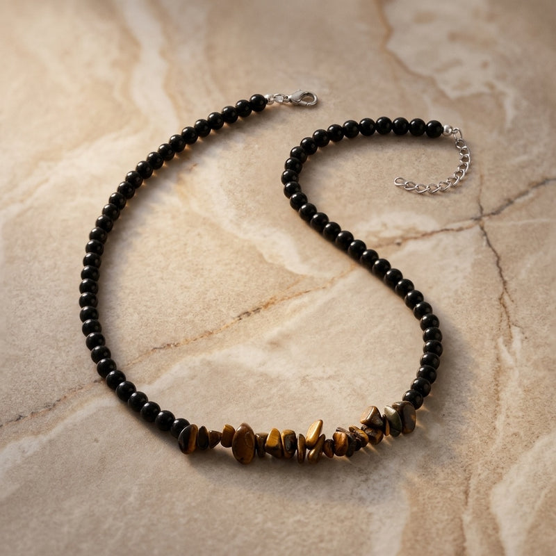 Tiger Eye Stone Necklace "Valtheris"