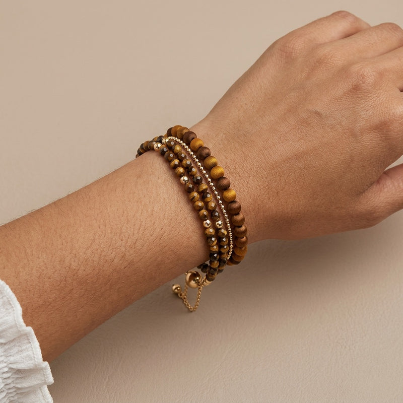 Tiger Eye Stone Bracelet "Natura"