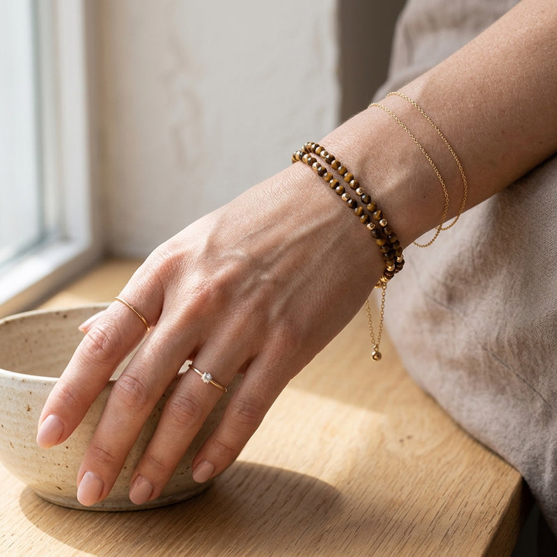 Tiger Eye Stone Bracelet "Natura"