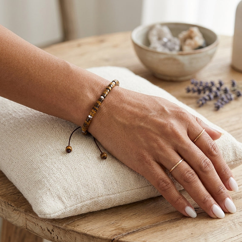 Tiger Eye Stone Bracelet "Emperor"